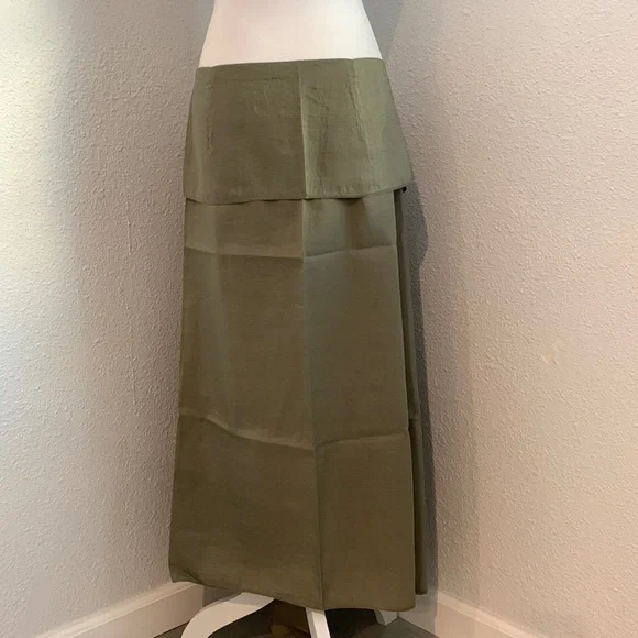 NWT Surrealist asymmetrical front zip long skirt - Picture 3 of 10